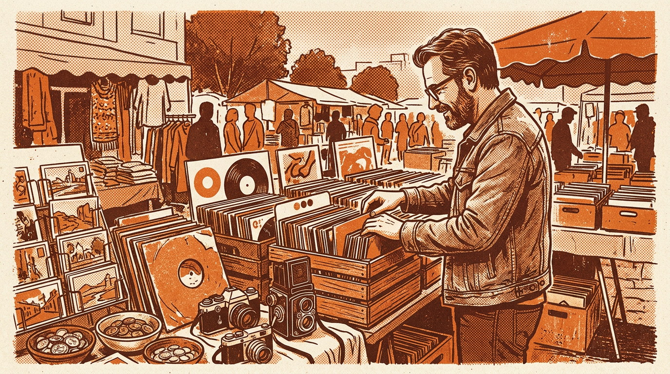 Build a vinyl record collection