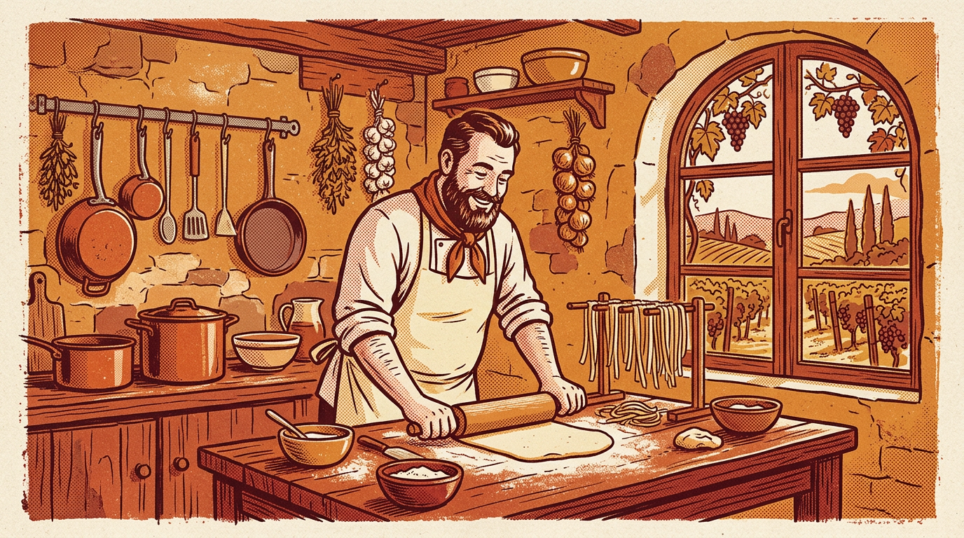 Take a cooking class in Tuscany
