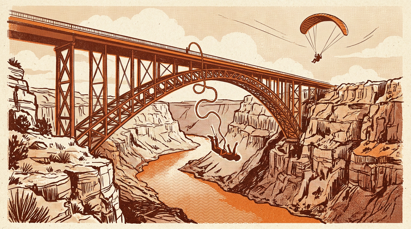 Go bungee jumping