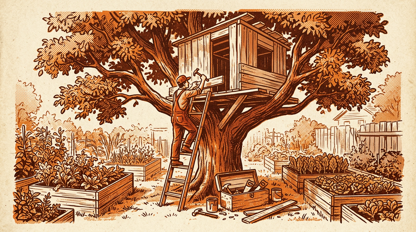 Build a treehouse