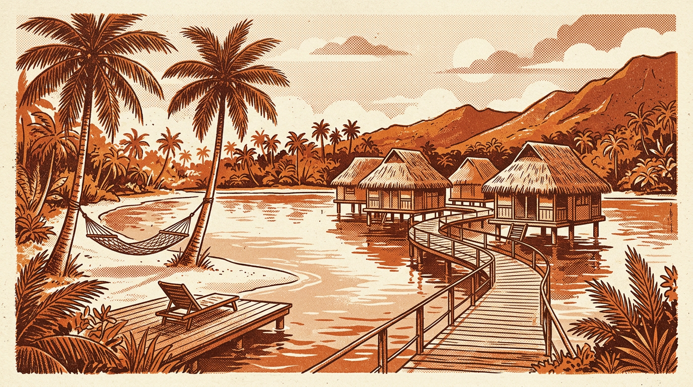 Stay in an overwater bungalow